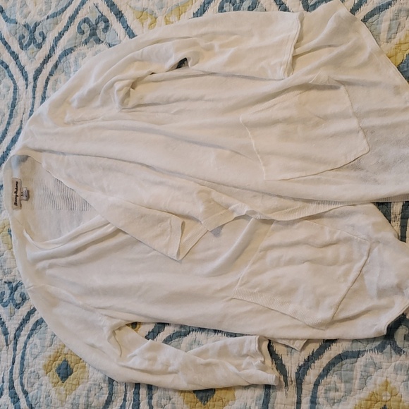 Tommy Bahama white cardigan S - Picture 3 of 6